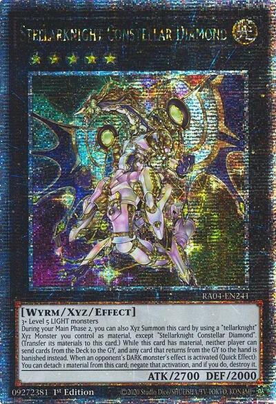 Stellarknight Constellar Diamond (Quarter Century Secret Rare) [RA04-EN241-QCSR]
