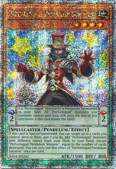 Performapal Pendulum Sorcerer (Quarter Century Secret Rare) [RA04-EN242-QCSR]