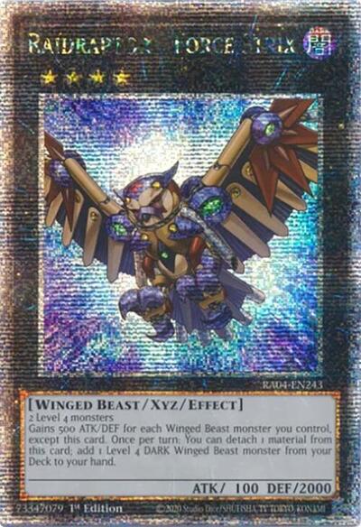 Raidraptor - Force Strix (Quarter Century Secret Rare) [RA04-EN243-QCSR]