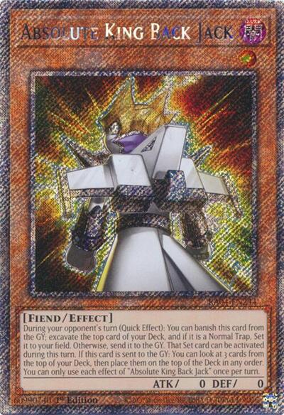 Absolute King Back Jack (Platinum Secret Rare) [RA04-EN244-PlSR]