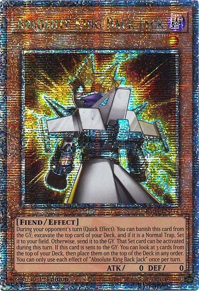 Absolute King Back Jack (Quarter Century Secret Rare) [RA04-EN244-QCSR]