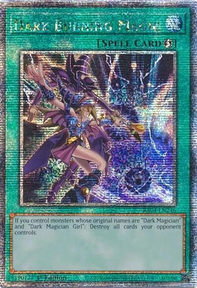 Dark Burning Magic (Quarter Century Secret Rare) [RA04-EN246-QCSR]
