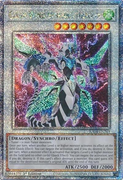 Clear Wing Synchro Dragon (Quarter Century Secret Rare) [RA04-EN249-QCSR]