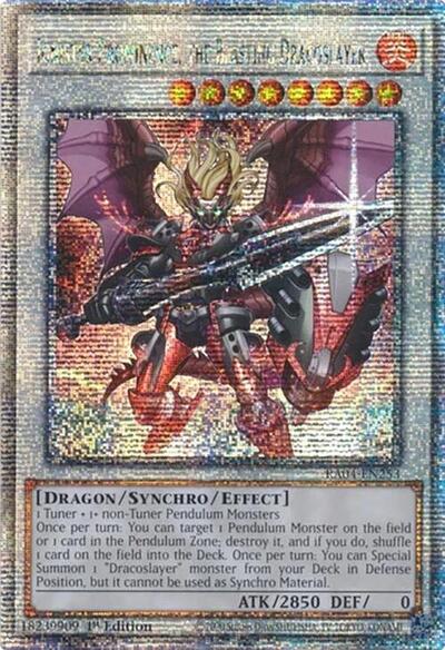 Ignister Prominence, the Blasting Dracoslayer (Quarter Century Secret Rare) [RA04-EN253-QCSR]