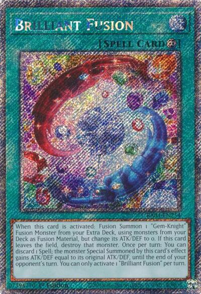 Brilliant Fusion (Platinum Secret Rare) [RA04-EN254-PlSR]