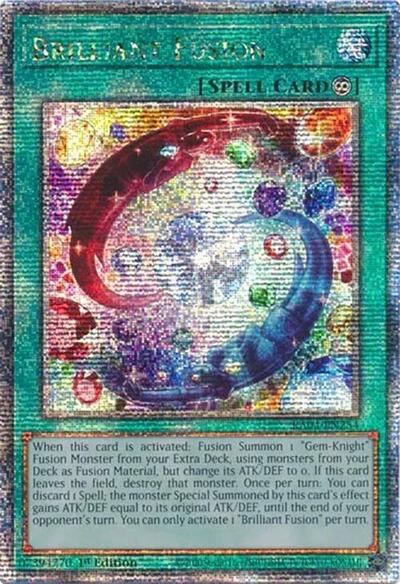 Brilliant Fusion (Quarter Century Secret Rare) [RA04-EN254-QCSR]