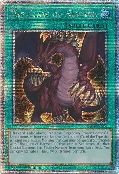 The Claw of Hermos (Quarter Century Secret Rare) [RA04-EN256-QCSR]