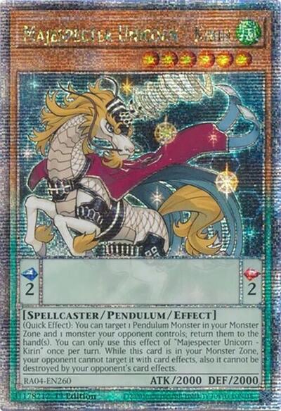 Majespecter Unicorn - Kirin (Quarter Century Secret Rare) [RA04-EN260-QCSR]