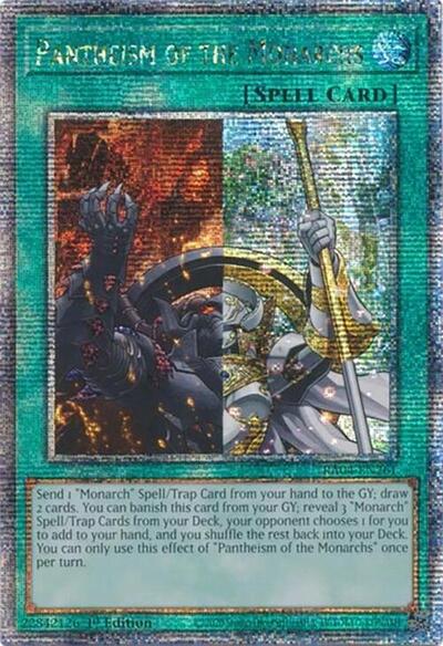 Pantheism of the Monarchs (Quarter Century Secret Rare) [RA04-EN261-QCSR]