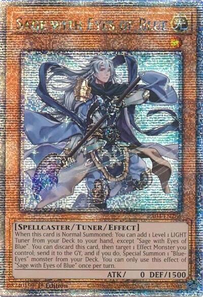 Sage with Eyes of Blue (Quarter Century Secret Rare) [RA04-EN266-QCSR]