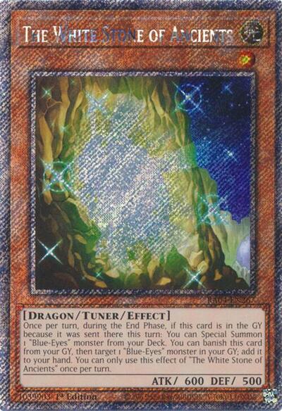The White Stone of Ancients (Platinum Secret Rare) [RA04-EN267-PlSR]