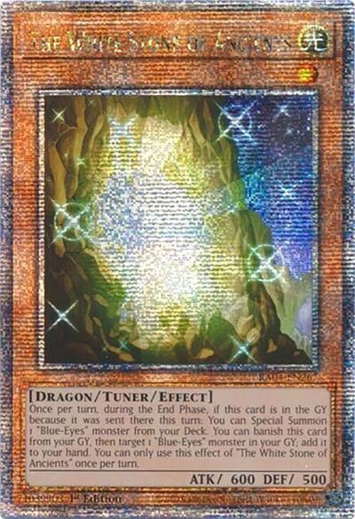 The White Stone of Ancients (Quarter Century Secret Rare) [RA04-EN267-QCSR]
