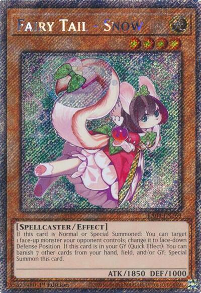Fairy Tail - Snow (Platinum Secret Rare) [RA04-EN269-PlSR]