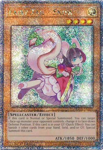 Fairy Tail - Snow (Quarter Century Secret Rare) [RA04-EN269-QCSR]