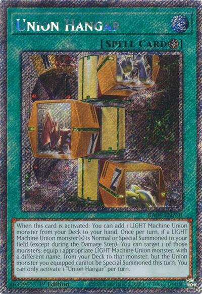 Union Hangar (Platinum Secret Rare) [RA04-EN270-PlSR]