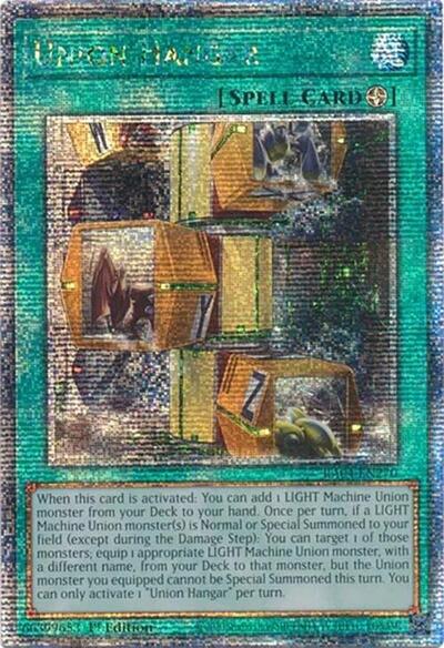 Union Hangar (Quarter Century Secret Rare) [RA04-EN270-QCSR]