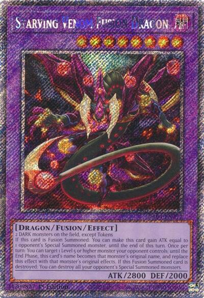 Starving Venom Fusion Dragon (Platinum Secret Rare) [RA04-EN272-PlSR]