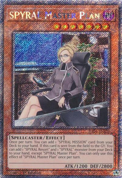 SPYRAL Master Plan (Platinum Secret Rare) [RA04-EN276-PlSR]