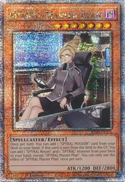 SPYRAL Master Plan (Quarter Century Secret Rare) [RA04-EN276-QCSR]