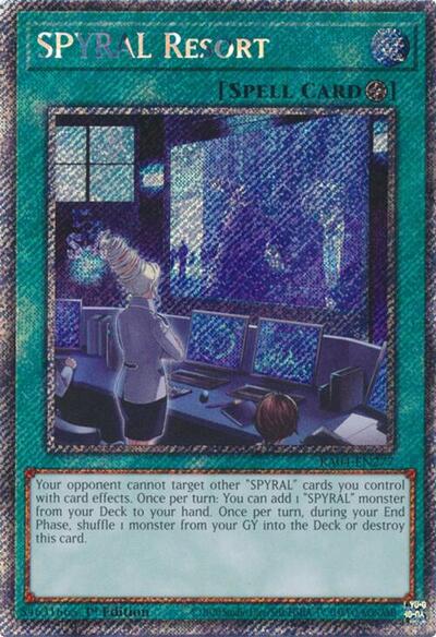 SPYRAL Resort (Platinum Secret Rare) [RA04-EN277-PlSR]