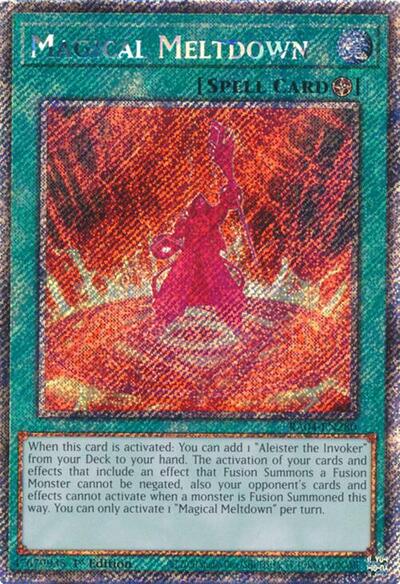 Magical Meltdown (Platinum Secret Rare) [RA04-EN280-PlSR]