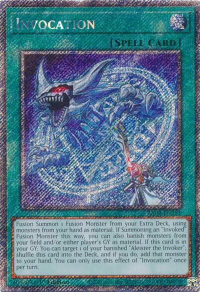 Invocation (Platinum Secret Rare) [RA04-EN281-PlSR]