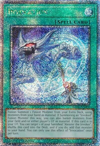 Invocation (Quarter Century Secret Rare) [RA04-EN281-QCSR]