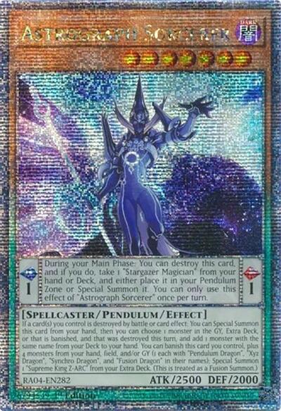 Astrograph Sorcerer (Quarter Century Secret Rare) [RA04-EN282-QCSR]