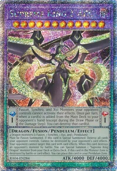 Supreme King Z-ARC (Quarter Century Secret Rare) [RA04-EN284-QCSR]
