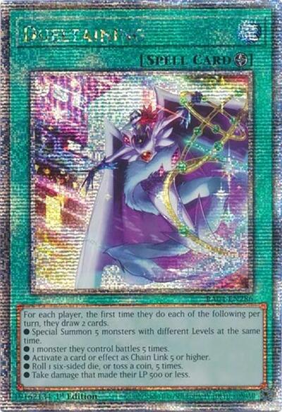 Dueltaining (Quarter Century Secret Rare) [RA04-EN286-QCSR]