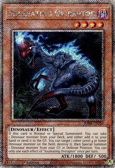 Souleating Oviraptor (Platinum Secret Rare) [RA04-EN288-PlSR]