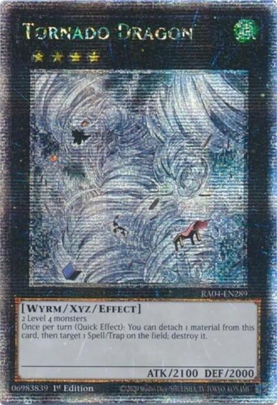 Tornado Dragon (Quarter Century Secret Rare) [RA04-EN289-QCSR]