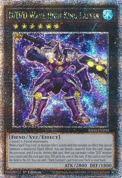 D/D/D Wave High King Caesar (Quarter Century Secret Rare) [RA04-EN290-QCSR]