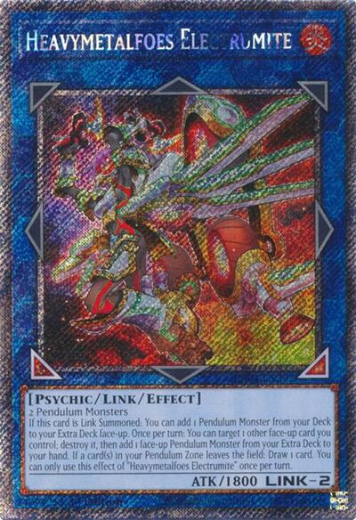Heavymetalfoes Electrumite (Platinum Secret Rare) [RA04-EN292-PlSR]