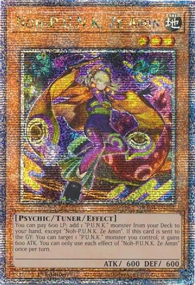 Noh-P.U.N.K. Ze Amin (Quarter Century Secret Rare) [RA04-EN293-QCSR]
