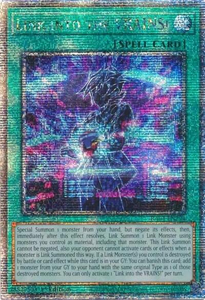Link into the VRAINS! (Quarter Century Secret Rare) [RA04-EN294-QCSR]
