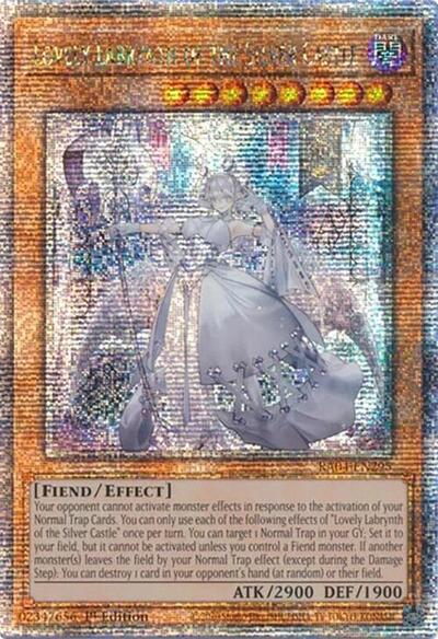 Lovely Labrynth of the Silver Castle (Quarter Century Secret Rare) [RA04-EN295-QCSR]