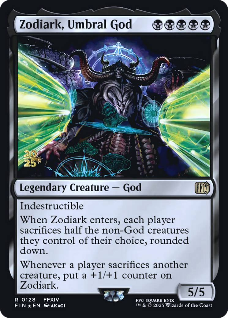 Zodiark, Umbral God - Prerelease Promo [PFIN-128s]