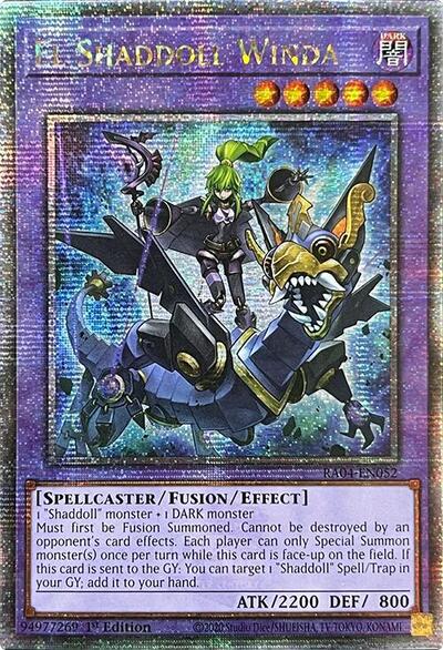 El Shaddoll Winda (Quarter Century Secret Rare) [RA04-EN052-QCSR]