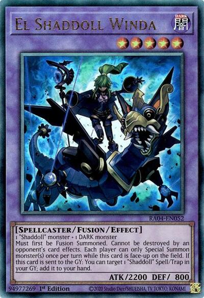 El Shaddoll Winda (Prismatic Ultimate Rare) [RA04-EN052-PUR]