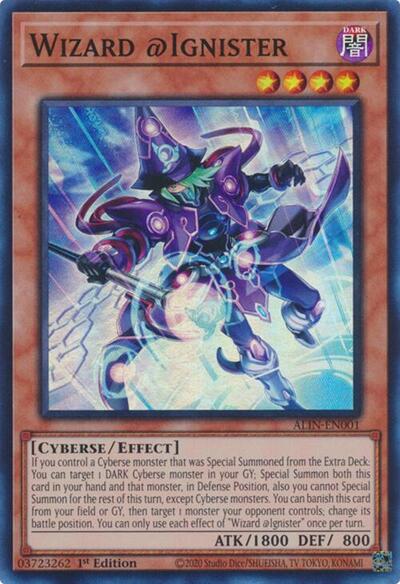 Wizard @Ignister (Super Rare) [ALIN-EN001-SuR]