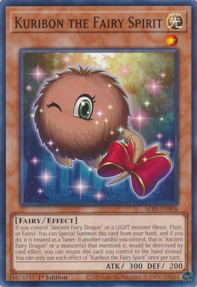 Kuribon the Fairy Spirit (Common) [ALIN-EN008-C]