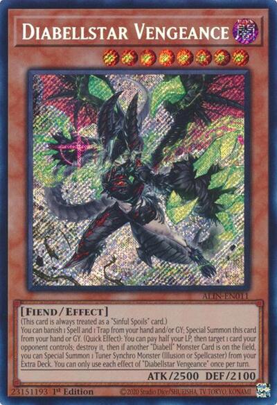 Diabellstar Vengeance (Secret Rare) [ALIN-EN011-SeR]