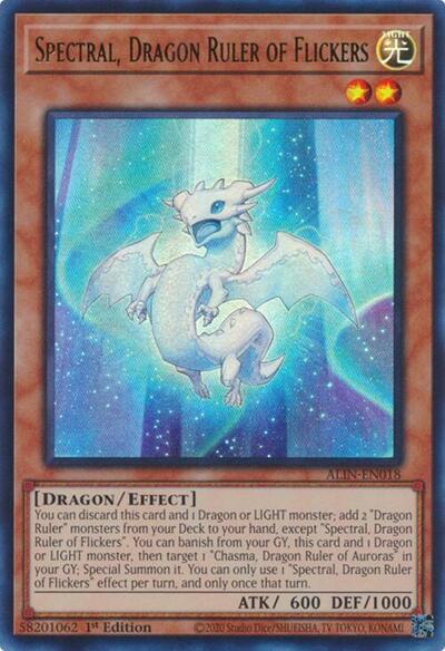 Spectral, Dragon Ruler of Flickers (Ultra Rare) [ALIN-EN018-UR]