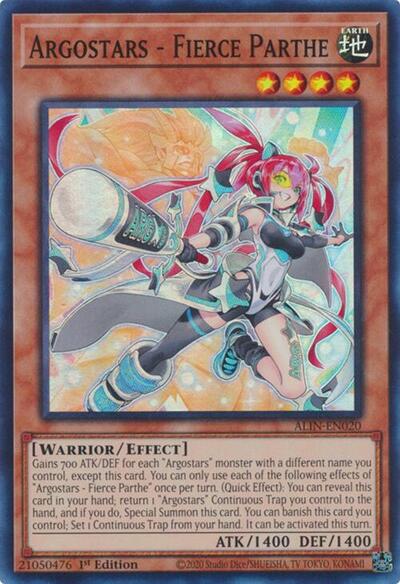 Argostars - Fierce Parthe (Super Rare) [ALIN-EN020-SuR]