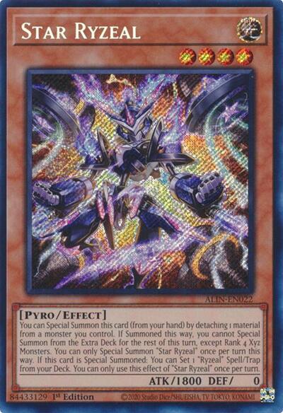 Star Ryzeal (Secret Rare) [ALIN-EN022-SeR]