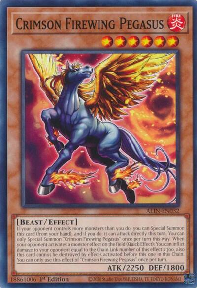Crimson Firewing Pegasus (Common) [ALIN-EN032-C]