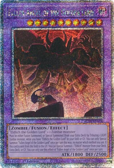 Fallen Angel of the Golden Land (Quarter Century Secret Rare) [ALIN-EN036-QCSR]
