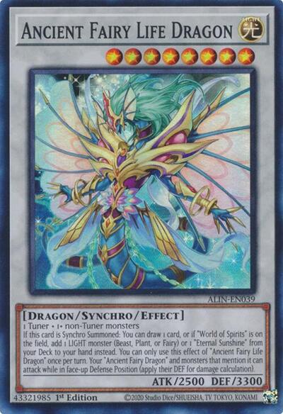 Ancient Fairy Life Dragon (Super Rare) [ALIN-EN039-SuR]
