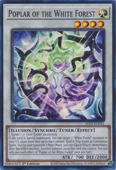 Poplar of the White Forest (Super Rare) [ALIN-EN041-SuR]